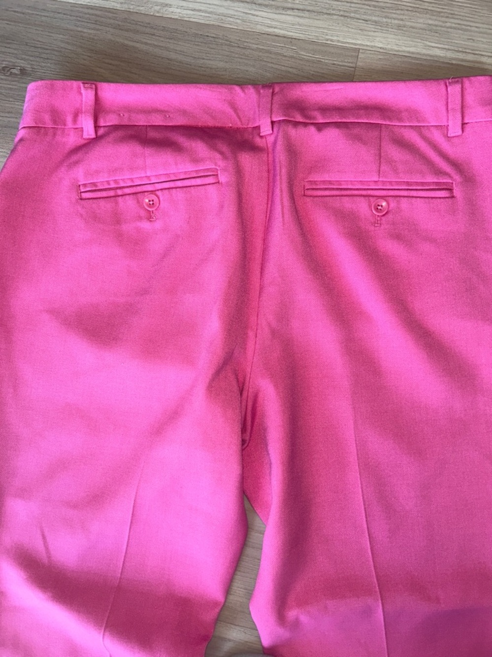 Gap Slim Crop Tailored Ankle Pants 10 Pink Stretch Career Barbie Preppy Vintage - Picture 6 of 16